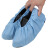 适配防静电套加厚防滑底可反复洗实验室车间家用10双装 防静电鞋套：蓝色（10双价） 均码
