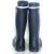 沸耐笙 FNS-33424 高筒水鞋防滑耐磨养殖水产雨鞋 黑色LL(43-44) 1双