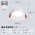 雷士照明（NVC）LED筒灯嵌入式铝材高显色深筒天花灯防眩光窄边框走廊过道灯 6瓦正白光白色 开孔75mm