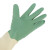 稳斯坦 WF060 双色清洁手套 厨房酒店刷碗耐用清洁橡胶乳胶防水手套 深绿M码 5双