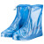 得豫工品 PVC防滑防水加厚防雨鞋套成人男女耐磨雨鞋套 珠光蓝 L码 