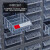 越越尚  零件柜电子元件存储柜工具整理柜钢制物料柜零件收纳柜 48抽透明抽屉带门  YYS-SJG-208