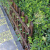 恰好时光花园防腐碳化栅栏 庭院木栅栏 碳化护栏围栏花园篱笆 碳色60*35*20板厚9mm