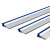 刮屑板机床导轨刮屑板胶条数控车床刮削板铝合金型材刮油板 宽40长度1000mm