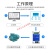 定制适用2路RS485串口继电器模块开关量采集输入输出控制 FTX IO2 单个USB转485转换器(带一米线)