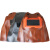 OIMG牛皮电焊面罩头戴式自动变光焊帽眼镜焊接焊工面罩防护氩弧焊面罩 褐色革皮普通款