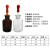 玻璃滴瓶30ml60ml125ml250ml白滴瓶棕色滴瓶茶滴瓶带滴管红皮头全 250ml白滴瓶(单个)