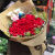 真鲜花同城配送女友玫瑰花束情人节全国速递99朵求婚表白生日礼物 33朵红玫瑰（假报纸白网）小熊