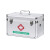 凯兰特药箱家庭装急救用品包收纳盒大容量便携企业应急医药箱 单开16寸银色空箱