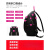 袋鼠（KANGAROO）书包双肩包女2024新款牛津布百搭包包时尚大容量通勤帆布旅行背包 (可放14寸电脑A4纸)纯黑色大号