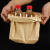 通用方底纸袋定做打包袋袋面包袋收纳一次性防油纸袋logo 65克防油8号30*15.5*10数量100 方底纸袋