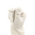 冰禹劳保清洁手套 加厚防滑耐磨护手 38cm白色丁腈 S码（5双）BH-271