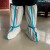 一次性隔离鞋套防护靴套长款高筒防水疫情用脚套 蓝色 2x1.5m