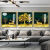 北欧风客厅装饰画轻奢大气餐厅沙发背景墙挂画壁画山水抽象三联画 HA21 30*30厘米(布纹面黑边)