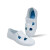 坚弓鞋PVC白色帆布鞋劳保鞋工厂防尘防护洁净工作鞋 白色 39