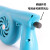 手持鼓风机12V强力烧烤专用吹风机户外小型充电可调速吹碳机商用 单锂电 蓝色普通款