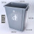 垃圾桶大号长方形无盖餐厅家用厨房塑料大容量商用垃圾分类垃圾桶 100L港式免手动