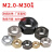镀镍/铜/锌六角螺母12.9级8.8级高强度发黑螺丝帽螺帽M2M3M4M5M30 8级 发黑 M20(5颗)