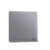 德力西CD882颐彩系列超薄钢化玻璃面板星空灰 一开双控 定制