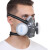 护为佳（HUWEIJIA） HWJ-0016 防尘面具面罩煤矿打磨装修防粉尘 308型+40片滤芯 1套