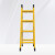 京度 梯子绝缘梯折叠人字梯伸缩直梯关节梯电力工程梯玻璃钢爬楼梯1.5米（展开3米）