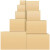 纸箱子批发邮政纸箱搬家特硬快递纸箱包装箱电商物流打包纸盒定制 3层特硬空白版 8号(210mmx110mmx140mm)200