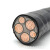 厂家现货低压铜芯/铝芯240平方电缆3/4/5芯阻燃电缆线铝电力电缆 yjlv*3*240