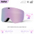 酷峰滑雪镜磁吸护目镜雪镜眼镜防雾防雪柱面雪山雪地登山女男 月兔-紫片