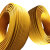 江枫 BVR-0.75mm²-450/750V 铜芯聚氯乙烯绝缘软电线 黄色 100米/卷