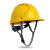 安全帽工地男ABS建筑工地加厚施工电工透气盔国标领导监理定制 橙色