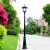 欧式户外防水庭院花园别墅草坪灯小区路灯室外家用景观3米高杆灯 古铜色1.1米 (加厚灯杆) 送LED