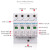 T2二级电涌保护器NU6-40KA2P3P4P/1浪涌防雷保护器避雷器 4P(三火一零一地) 100KA
