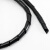 海斯迪克 gnjz-1200 缠绕管 电线线束保护带 绕线管 PE塑料保护套 包线管绕线套管 12MM（黑色）8米