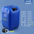 方形塑料桶化工堆码桶密封20L25升kg5/10公斤实验室废液桶 25LA款蓝色特厚