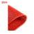 ZKH/震坤行 PVC镂空防滑地垫 厚5mm 加密加厚 1.2×15m 红色