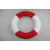 船用专业救生圈救生游泳圈2.5KG加厚实心国标塑料5556 半红泡沫 成人