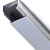 DS 铝合金方线槽 20*10mm 壁厚0.6mm 1米/根 外盖明装方形自粘地面