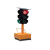 广东太阳能红绿灯临时交通信号灯可升降信号灯学校十字路口红绿灯 单面200330型固定款200单面三灯30W太阳板