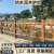 迦图鲮水泥仿木护栏钢筋混凝土景区河道池塘公园学校使用围栏仿石护栅栏