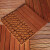 名兔板材 快拼地板 菠萝格甘巴豆防腐防水阳台露台庭院实木户外花板材 拉丝菠萝格300*300mm