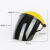 犀跃 电焊面罩氩弧焊防护 透明有机玻璃焊接防护面罩 电焊面罩 轻便式黄顶白屏（3个装）