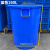 圆桶带盖60大口塑料桶100斤有盖加厚宽口桶50L160L发酵储水桶 160升白色约装240斤（有盖)