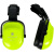 工业降噪音耳罩式耳罩搭配耳部防护听力隔音罩30dB 5007E萤光黄