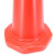 海斯迪克 HKC-568 塑料反光路锥雪糕筒提环圆锥 红白高68cm10个装