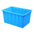 加厚牛筋塑料水箱长方形耐用储水桶大容量家用养鱼箱水产箱塑料桶 614蓝色（可装87KG水）