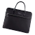 昂特JS823文件袋帆布资料包会议袋男女士公文包手提袋可定制LOGO 黑色