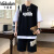 卡度顿青少年夏季运动套装男孩12-15岁初高中学生短袖t恤大童篮球衣服 D6166-5白色套装 XL 建议120-135斤左右