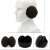 钢米 DJ0098 可折叠加厚冬季耳暖加绒保暖后戴式护耳套 咖啡 个