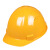 HKNA安全帽工地施工电力监理领导头盔男国标加厚透气 H99ABS黄色