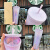 星巴克（Starbucks）杯子夏日繁华渐变紫色猫咪马克玻璃便携吸管不锈钢保温水杯 1包 7mL 浪漫紫色塑料吸管杯
